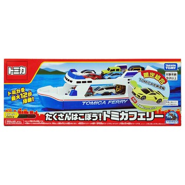 TOMICA 多美小汽車 收納渡輪 內附雪佛蘭CORVETTE一台 【鯊玩具Toy Shark】