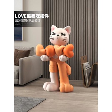 網紅招財貓大型落地擺件客廳電視柜家居飾品喬遷結婚禮物送新人