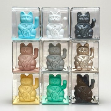 【預購】【La boite 樂盒】Lucky Cats Solar 幸運繽紛自動招手太陽能招財貓（多色可選）