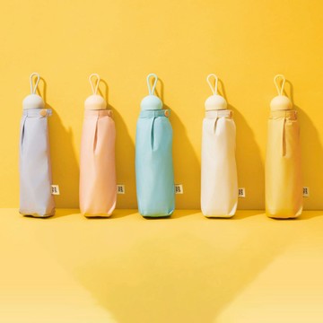 eat me. 小巧降溫冰淇淋五折傘 (多色任選) 蘇打藍