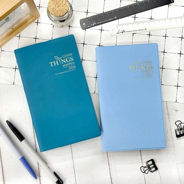 四季SEASON 2026年 橫線日誌 36K(一日一頁)-藍/綠藍