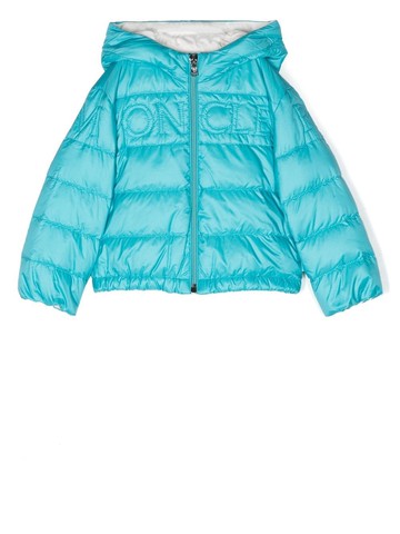 Moncler Enfant - Namie hooded padded jacket - kids - Cotton/Polyamide/Down/Feather - 24 - Blue
