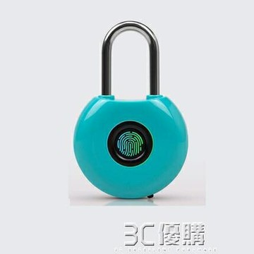 指紋鎖-指紋掛鎖智慧箱包電子鎖密碼鎖掛鎖健身房小鎖頭學生宿舍櫃子鎖 99購物節