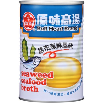 [家速配]牛頭牌原味高湯411ml-昆布海鮮風味