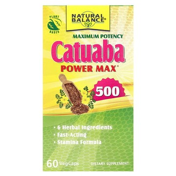 Natural Balance, 優效卡圖巴 Max® 500，60 粒素食膠囊