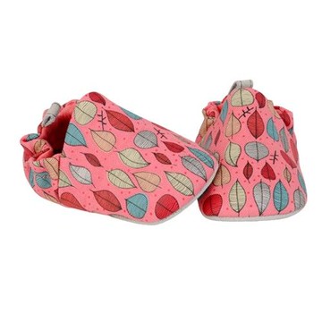 英國 POCO NIDO - 寶寶手工鞋 /學步鞋-浪漫秋葉紅