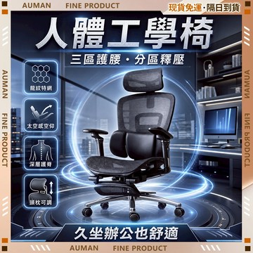 🥇歐曼🥇隔日達 人體工學椅 居家辦公 久坐支撐 可躺升降 書房電競椅 電腦椅 學習椅 155°後躺 翻轉扶手 居家戶外