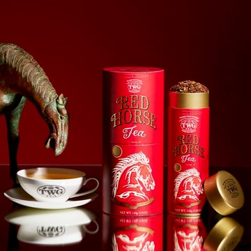 新上市【TWG Tea】頂級訂製茗茶 赤馬迎禧茶 100g/罐 (Red Horse Tea ; 南非國寶茶)｜新年 馬年賀禮 限量