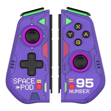 IINE 良值 SWITCH左右手柄機甲 紫色 261.5g  1個