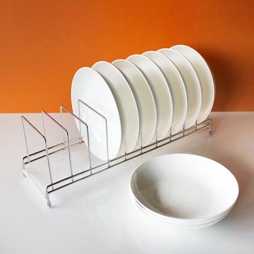 櫥柜異形放盤架展示碟架304不銹鋼抽屜內置物架臺面燒餅煎餅瀝油