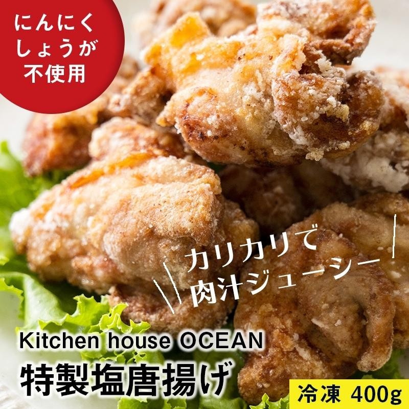 特製 大きい 塩唐揚げ 400g からあげ から揚げ ボリューム 食べ応え 