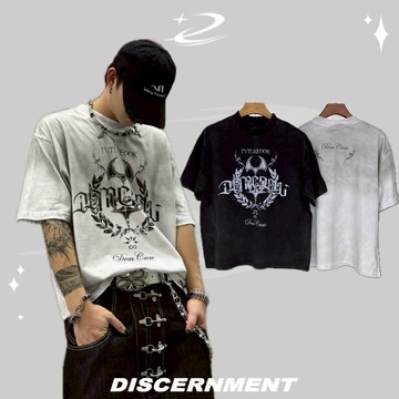 ☆LimeLight☆ DISCERNMENT DCM 荊棘 水洗 仿舊 髒髒 BOXY 短寬版型 短袖 DCM-M31