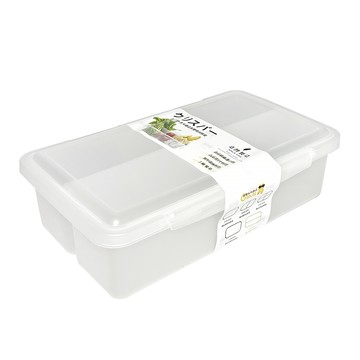 餐罩/飯菜保溫罩 吉米優品長雙格保鮮盒/儲存盒(1入)