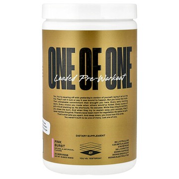 ONE OF ONE, 鍛鍊前配方，粉色爆裂，18.88 盎司（535 克）