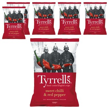 Tyrrells 泰勒思 洋芋片 紅甜椒口味  150g  6包