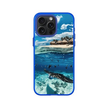 iPhone 15 Pro Max Clear 激光藍 - Ocean Collection: Let's Sea 海洋系列：一路向海 - 海裡見！（馬爾地夫）