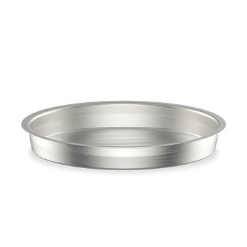 VOTO 不鏽鋼圓托盤 304不鏽鋼 越南製造  1個  240*30mm