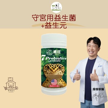 【動物醫院直送】免運隔日配 威旺 WeWant 守宮用 益生菌+益生元 超能7菌配方 30g 腸道 特寵 好食慾 消化