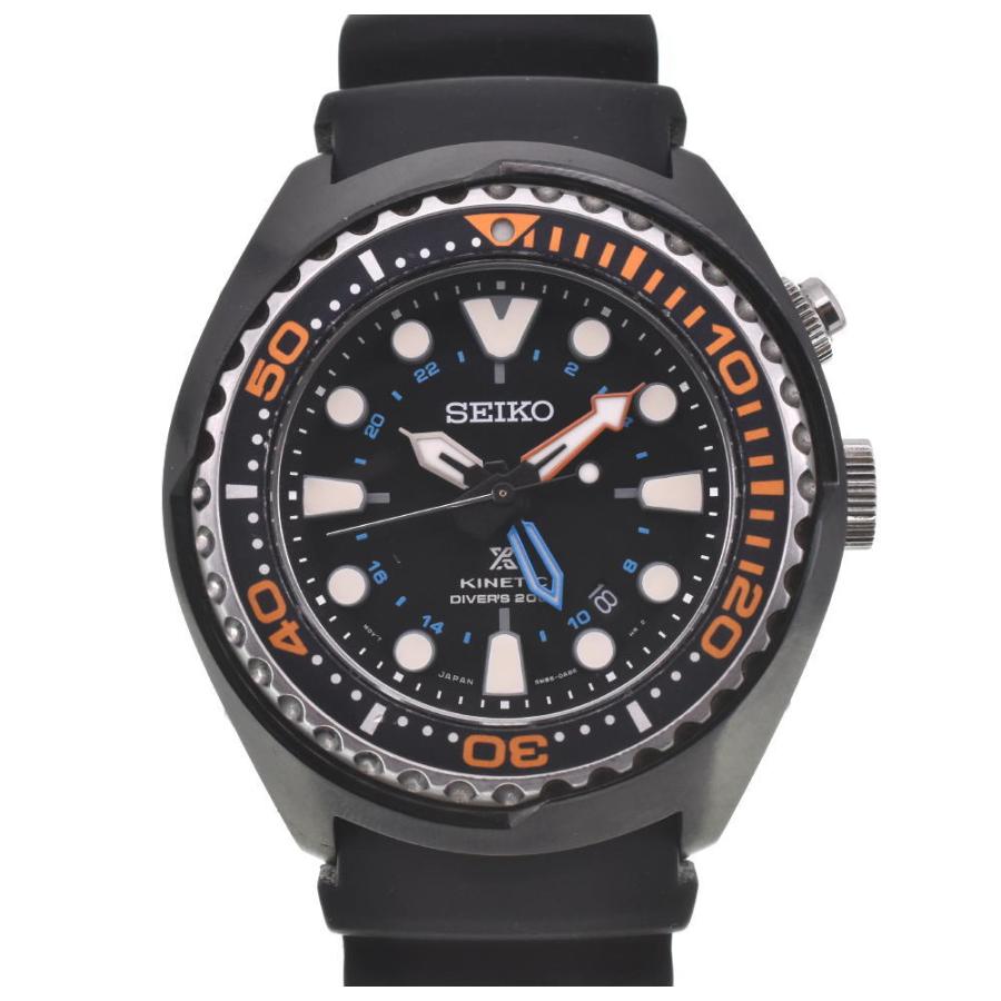 ☆良品【SEIKO】セイコー プロスペックス キネティック ダイバーズ GMT SUN023/5M85-0AB0 オートクォーツ メンズ  P#104162 | LINEブランドカタログ