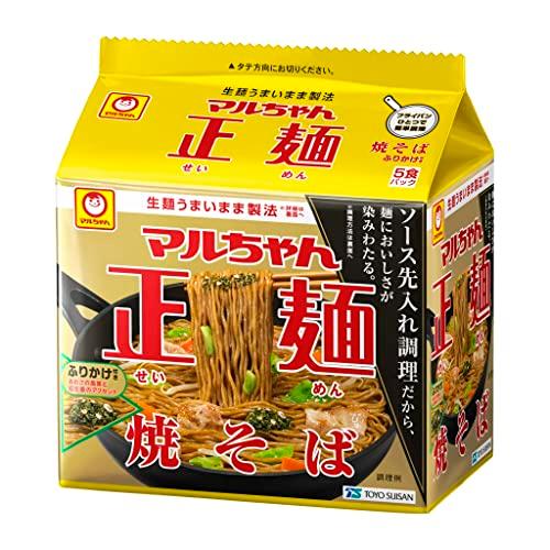 マルちゃん マルちゃん正麺 焼そば 5食パック 110g×5g袋×6個