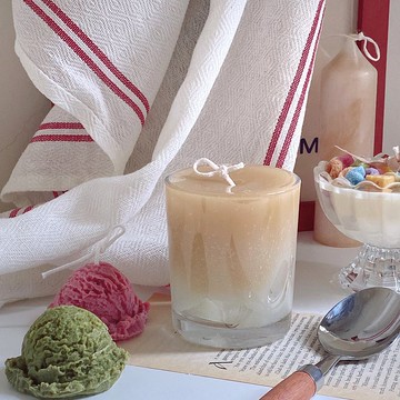 【甜點系列】冰拿鐵蠟燭 飲品蠟燭