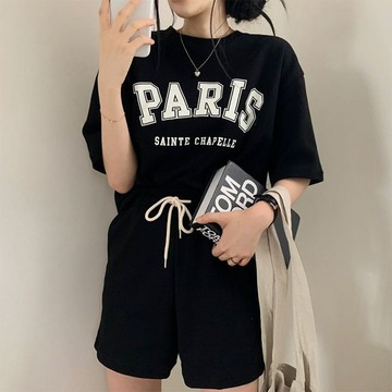 PARIS印花休閒運動套裝(KDA-332)