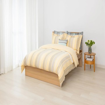 台中mayu+日本原裝純粹自然雙人全套床組-A113