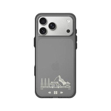 iPhone 17 Pro Max Clear (相機按鈕) 酷墨灰 - Nature Explorers 自然探索指南 - 在路上