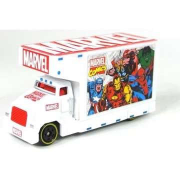 【震撼精品百貨】 TOMICA多美~TOMICA MARVEL多美漫威小汽車漫威博覽會宣傳車 白#12364