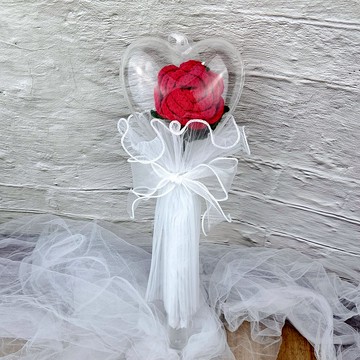 手鉤玫瑰花束 生日禮物 手棒花 花束 畢業 情人節 CRF-038C