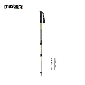 【露營趣】新店桃園 義大利 MASTERS MA01S4219 輕量快扣登山杖 鋁合金 快拆式 健行杖 登山 旅遊