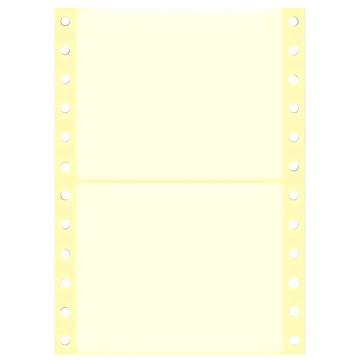 華麗牌 電腦列印標籤 單排 WL-5005Y 黃色  74 x 90mm  300張  1盒