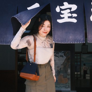 帆布小水桶包2.0(雙背帶)