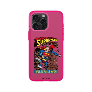 iPhone 15 Pro Max Clear 粉漾桃 - Superman - Superman-殺出重圍