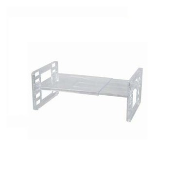 珍珠金屬 冰箱伸縮滑動架  25~35 x 20 x 14cm  透明  1個