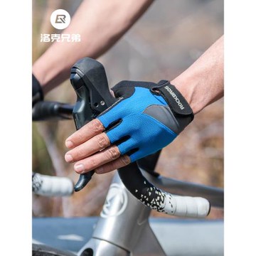 洛克兄弟騎行手套全指公路山地自行車手套男女款春夏秋季觸屏長指
