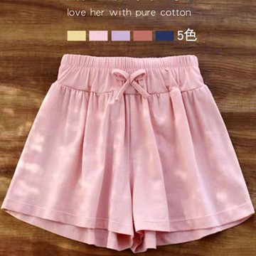 童裝 女童短褲 夏季薄款外穿裙褲 兒童褲子 女大童夏裝 女孩闊腿褲 休閒短褲 女生運動短褲【不二雜貨】