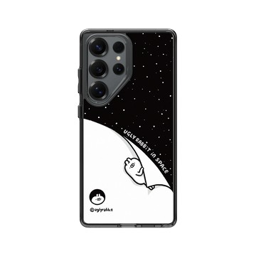 Galaxy S25 Ultra Clear 酷墨灰 - Ugly Rabbit 醜白兔 - 宇宙休眠中