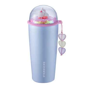 星巴克親愛小鴨造景磁鐵不鏽鋼杯