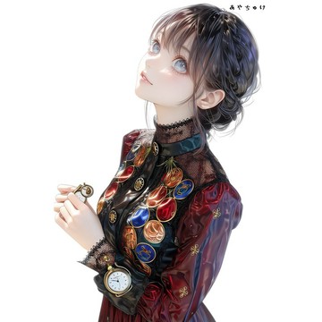 【9 月新款】07-144-0049 人物貼紙 幻想復古浪漫喫茶