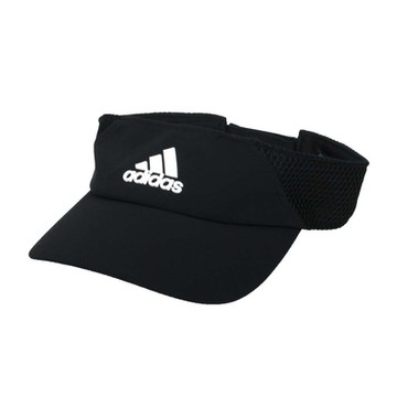ADIDAS 帽子-吸濕排汗 中空帽 防曬 遮陽 運動 愛迪達 GM6299 黑白