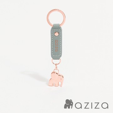 aziza小象造型鑰匙圈 鬱蔥綠