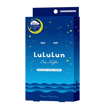 LuLuLun 一夜急救 透亮感面膜 35mL×5片裝