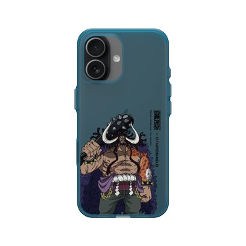 iPhone 17 Clear (相機按鈕) 夜幕藍 - 航海王 One Piece - 角色系列-凱多