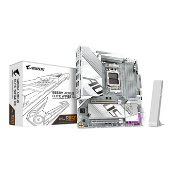 GIGABYTE B850M AORUS ELITE WIFI6E ICE 主機板+AMD R7 7700 MPK 裸裝含風扇 8核/16緒