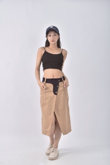 (M) baum and perdgarten棕色長裙