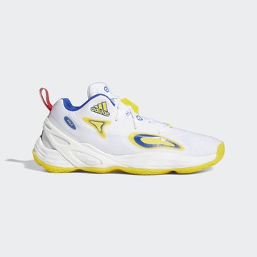 ADIDAS Exhibit A 男 籃球鞋 白黃