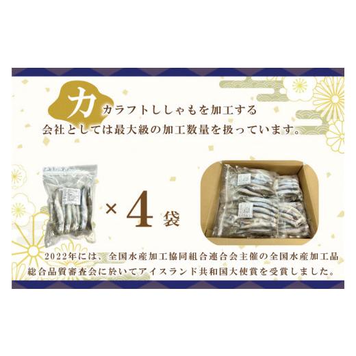 ふるさと納税 茨城県 大洗町 子持カラフトししゃも 2kg （ 500g × 4袋 ） 子持ち カラフトししゃも シシャモ 大洗 魚 魚介