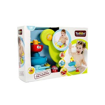 Yookidoo 海洋公園疊疊樂噴泉 戲水玩具  多色  1個