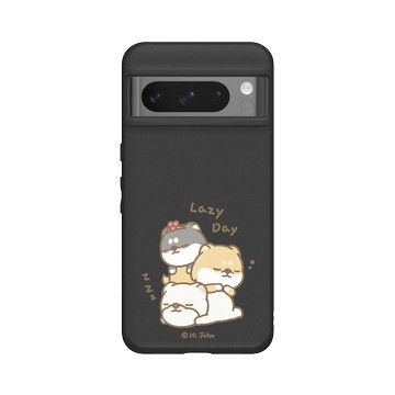 Pixel 8 Pro SolidSuit 黑 - 嗨小強 Hi John - Lazy Day